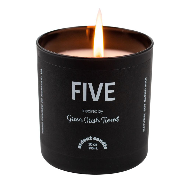 Five (Inspired by Green Irish Tweed) Candle