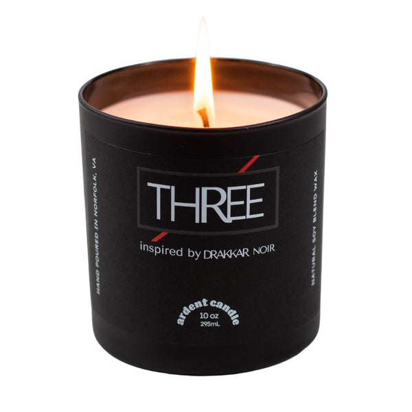 Three (Inspired by Drakkar Noir) Candle