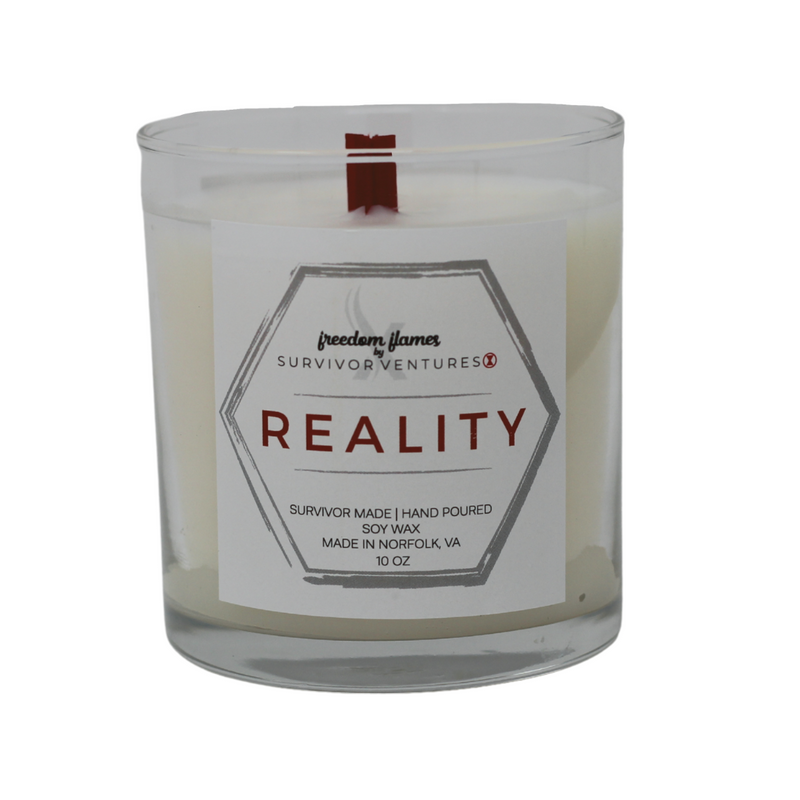 Reality Wooden Wick Candle
