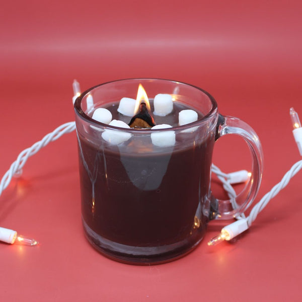 Hot Coco Wooden Wick Candle