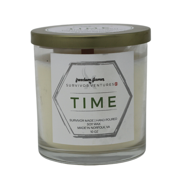 Time Wooden Wick Candle