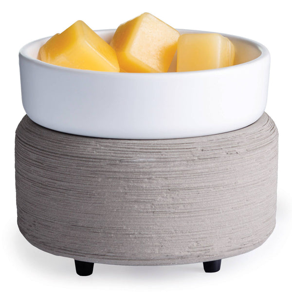 2-in-1 Fragrance Warmers White/Grey