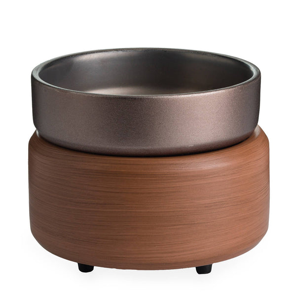 2-in-1 Fragrance Warmers  - Pewter/Copper